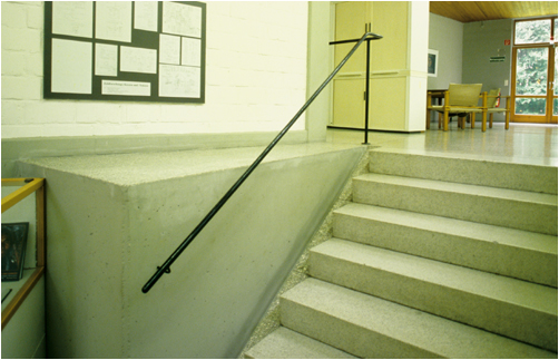 Treppe von unten