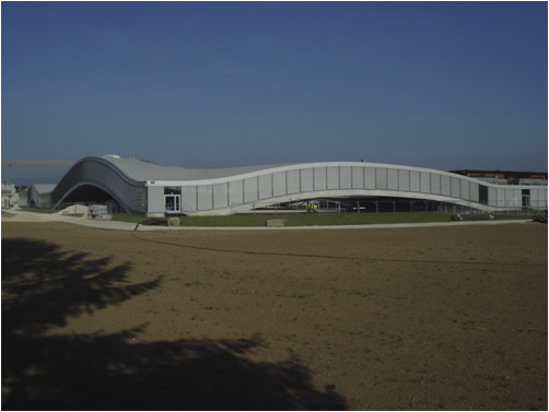 Rolex Learning Center, Südost-Ecke