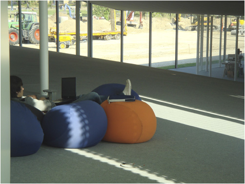 Rolex Learning Center, Ruhezone