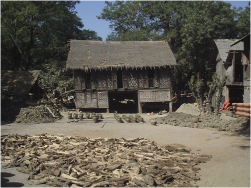Flechtwerk in Myanmar2