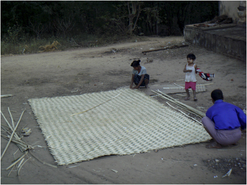 Flechtwerk in Myanmar4