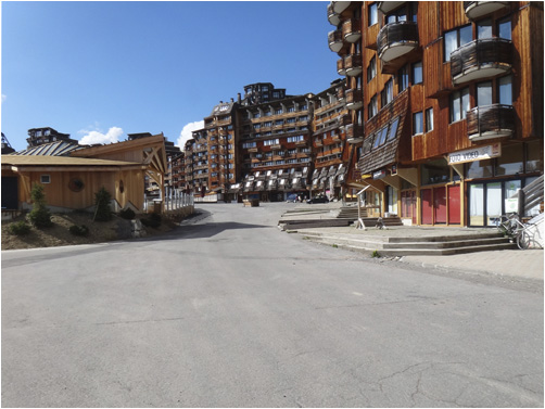 Avoriaz, zentraler Platz